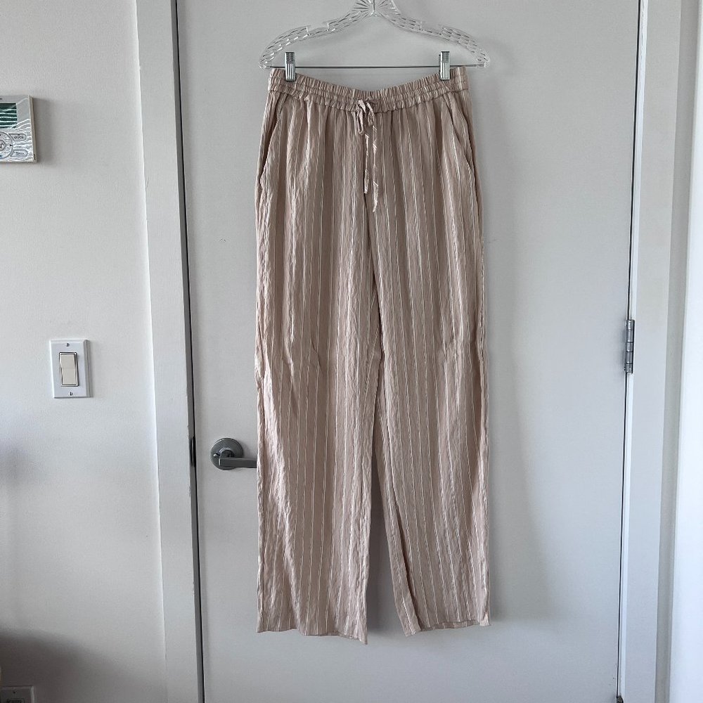 Zara Striped Textured Weave Pants - Picture 6 of 12